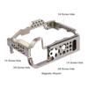 Aluminum Camera Cage Stabilizer for R5/R5C DSLR Cameras Protective Rig 1/4in & 3/8in Threaded Hole Cold Shoe Slot