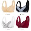 High Impact Front-closure Supportive Wireless Workout Bra Sexy Bra Plus Size Underwear Wire-free Vest Style XL-4XL