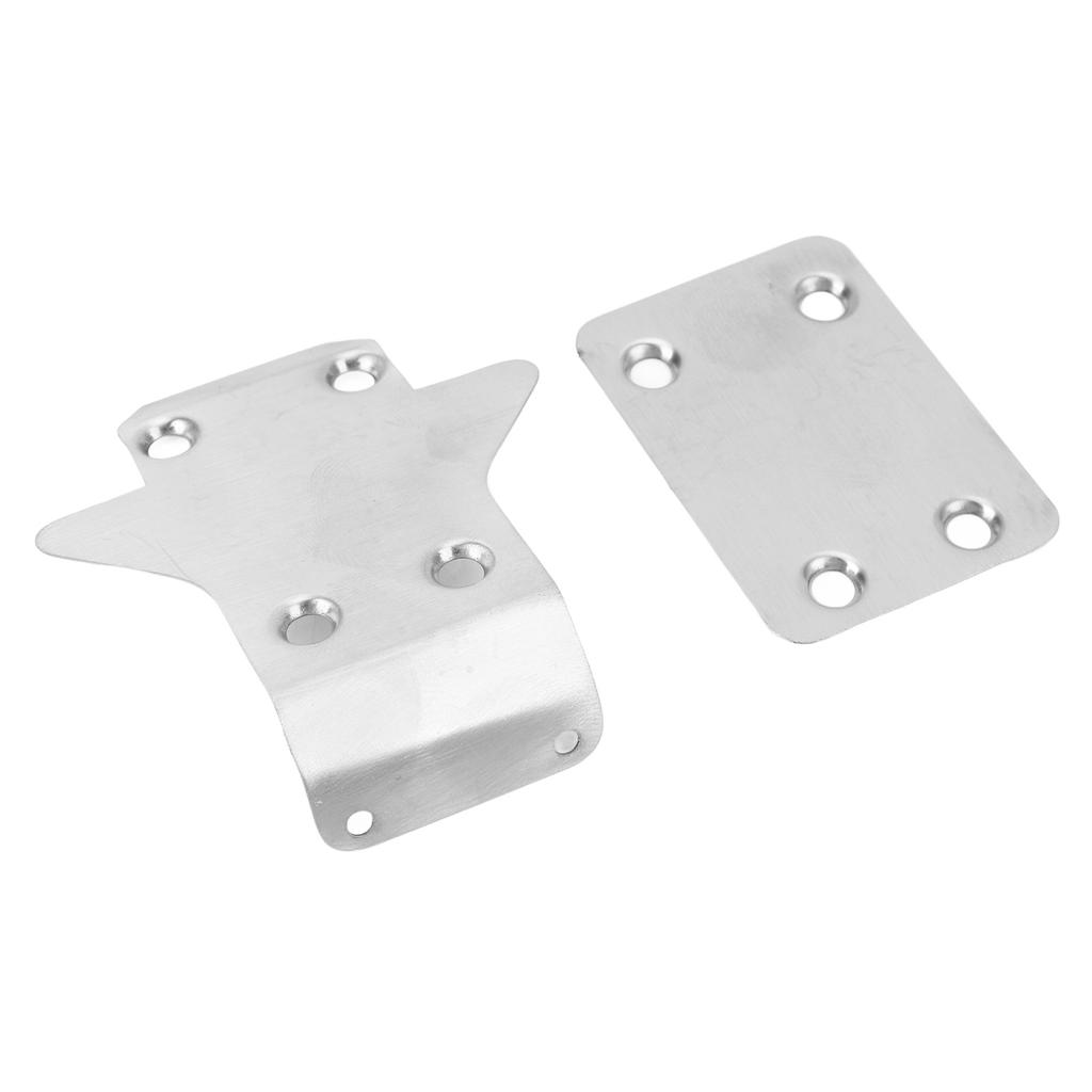 2pcs RC Chassis Armor Protector Professional Stainless Steel RC Skid Plate Protector Guard for KYOSH