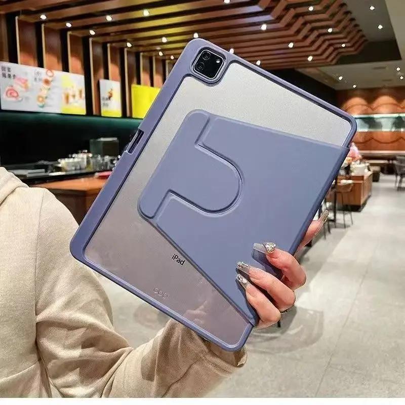 360 Rotation Stand Case for New IPad A16 Air Pro 13 12.9 11 10 9 8 7 6 5 4 3 2 Th Air M3 M2 Mini 7 6 5 4 Shockproof Tablet Cover