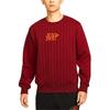 Nike Sportswear Club SS25 BB Crew JDI AOP Casual Striped Letter College Sweatshirt Men Sweatshirt Red HJ2158-677