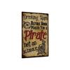 Vintage Metal Bar Sign Rum Poster Wall Decor