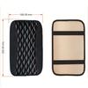 1*Universal Car Accessories Armrest Cover Center Console Box Pad Protector Black