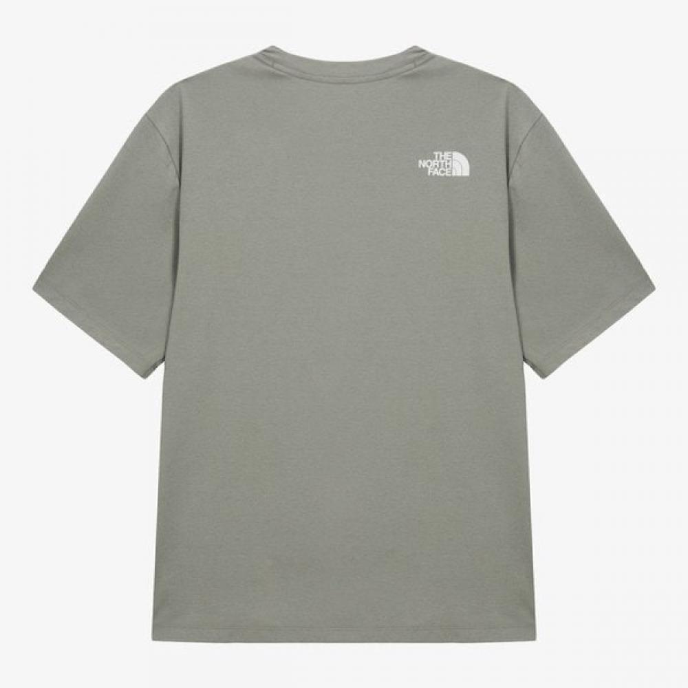 The North Face Release ShorT Sleeve T shirT Grayish Khaki nT7us02d