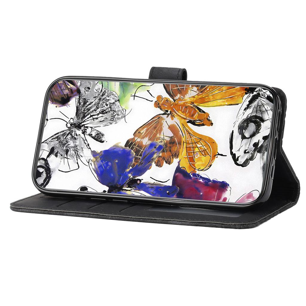 Für Samsung Galaxy A16 5G/A16 4G Hülle Schmetterling Design Klappbrieftasche Leder Handyhülle Hautgefühl