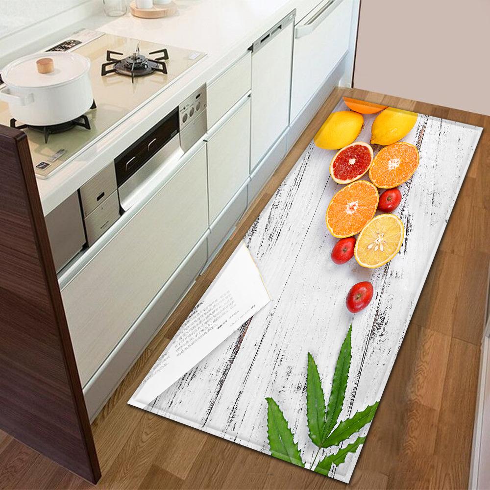 Kitchen Door Mat Bedroom Carpet Non-slip Floor Balcony Corridor Long Carpet Bedside Living Room Floor Mat