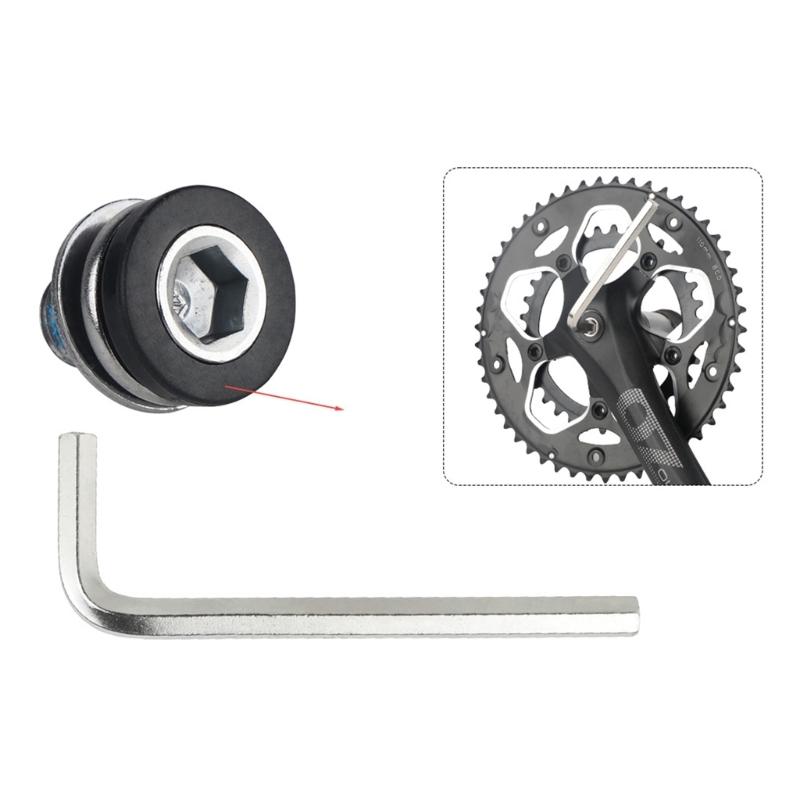 2Pcs Bicycles Crank Screws Replacement Bike Hexagonal Crank Arm Fixing Bolts Capless Bottom Bracket Screws Enduring