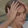 Youthway Elegant Zircon Flower Charm Bracelet For Women Minimalist 18K Gold PVD Plated Stainless Steel Bracelet Fashion Jewelry