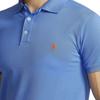 Polo Ralph Lauren Solid Color Small Pony Embroidered Slim Fit Short Sleeve Polo Shirt Men Tops Blue 710541705-201