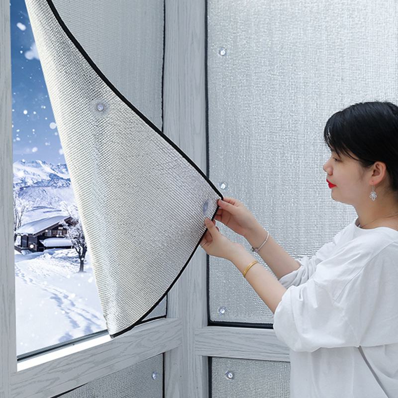 Window Heat Insulation Film Thicken 5mm Outdoor Shading Curtain Anti-UV Aluminum Foil Shade Screen Household Sunshade Film