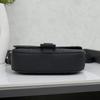 D Home Neue Herren-Satteltasche Rindsleder Briefträger Leinwand Muschelförmig Business Einzelschulter Crossbody