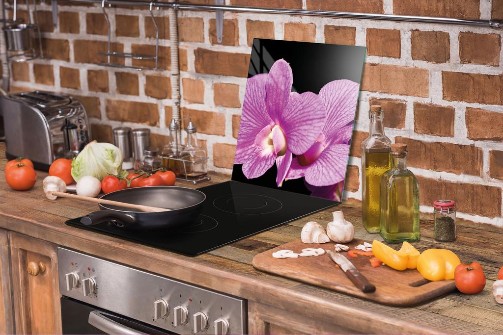 SZKLANA DESKA DO KROJENIA 45x52 ORCHIDEA