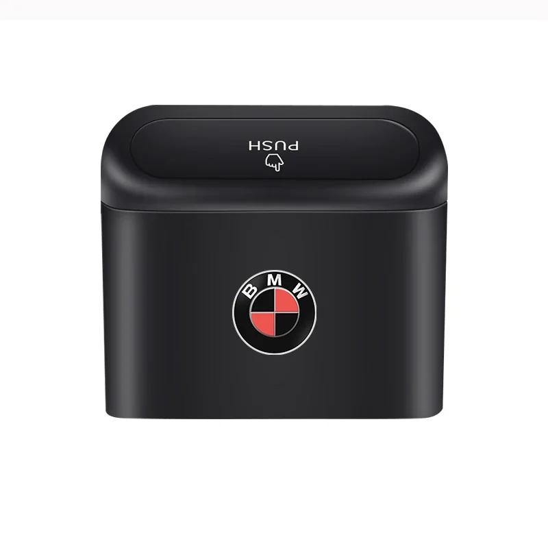 2025 Hot Car Trash Can Portable Hanging Vehicle Waste Case Car Logo For BMW E34 E46 E39 E38 E90 E60 E36 F30 F30 F10 E92 E38 E9