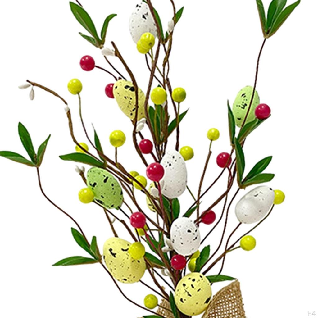Delight: Festive Easter Egg Tree with Burlap Base