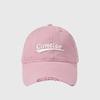 Cotton Holes Peaked Cap Embroidery Snapback Cap Solid Color Letter Baseball Hat  Teenagers