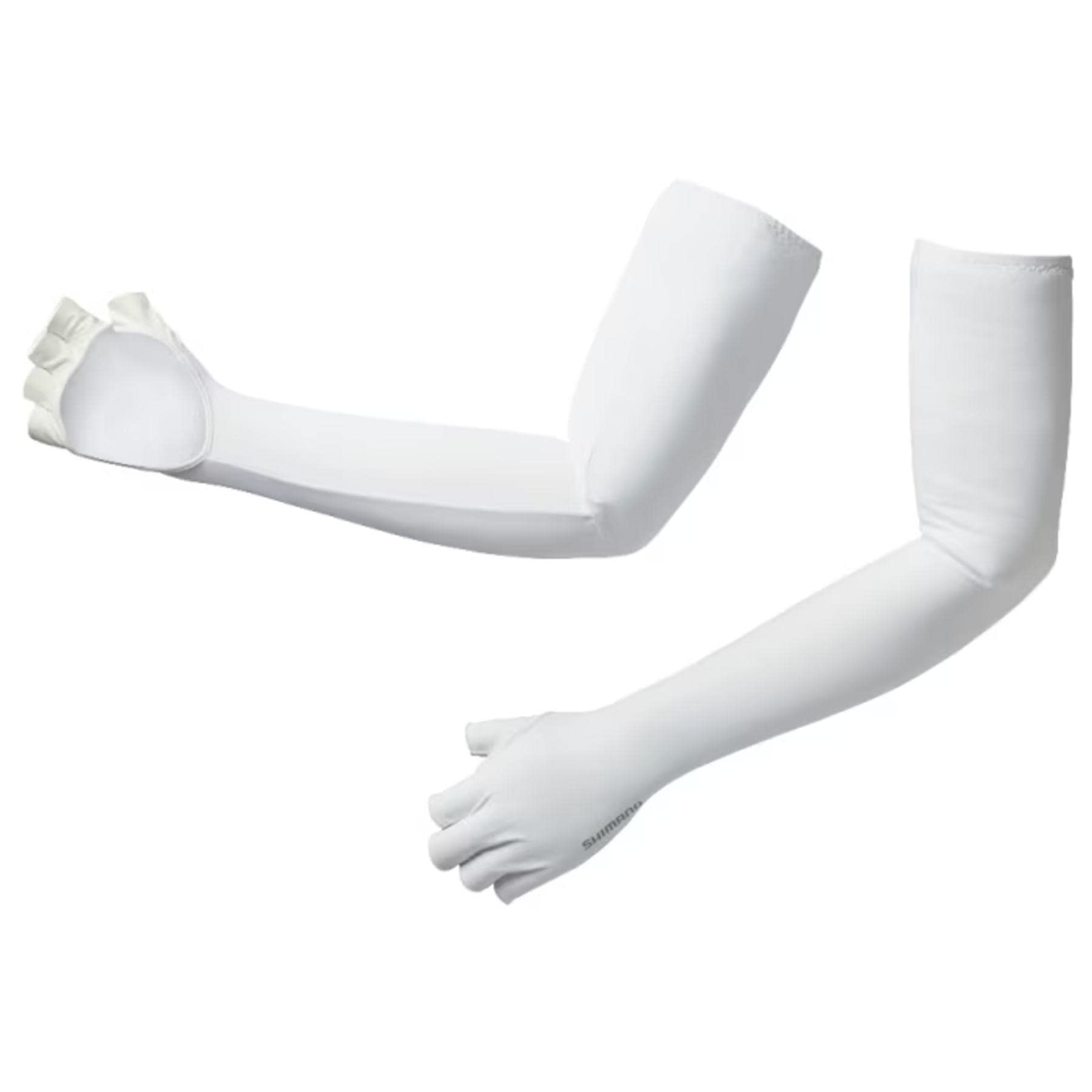 

SHIMANO Sun Protection Long Gloves Cut White S 5-piece GL-600V белый
