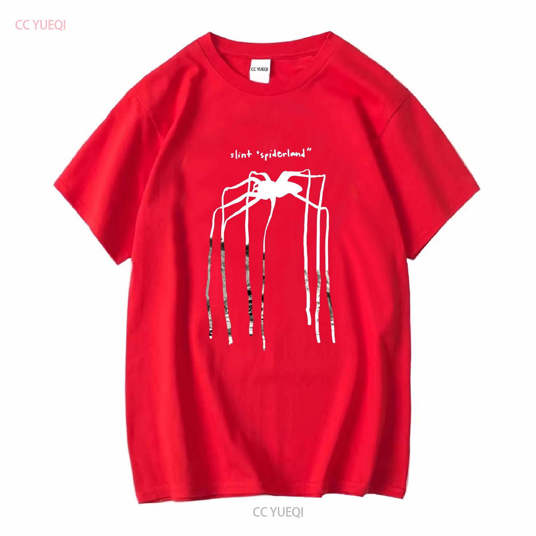 

Slint Spiderland Classic T Shirt TE1601 vintage Washed Casual Slightly graphic Comfortable fashion homme designer clothes Soft S