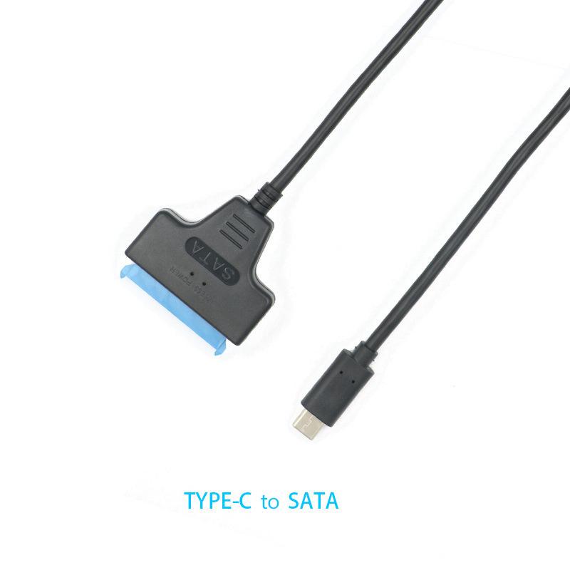 Sata To Usb 3.0/Type-C/2 In 1 Usb3.0 Type-C Cable Up To 6 Gbps For 2.5 Inch External Hdd Ssd Hard Drive Sata 3 22 Pin Adapter
