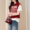 TonLion 2025 Women's Retro Pullover Vest