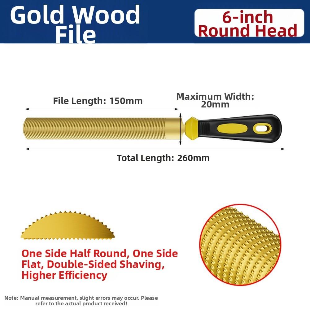 

1 Set Of Woodworking Files - Carbon Steel Double-Sided Woodworking Files - Precision Cutting Teeth - Non-Slip Handle