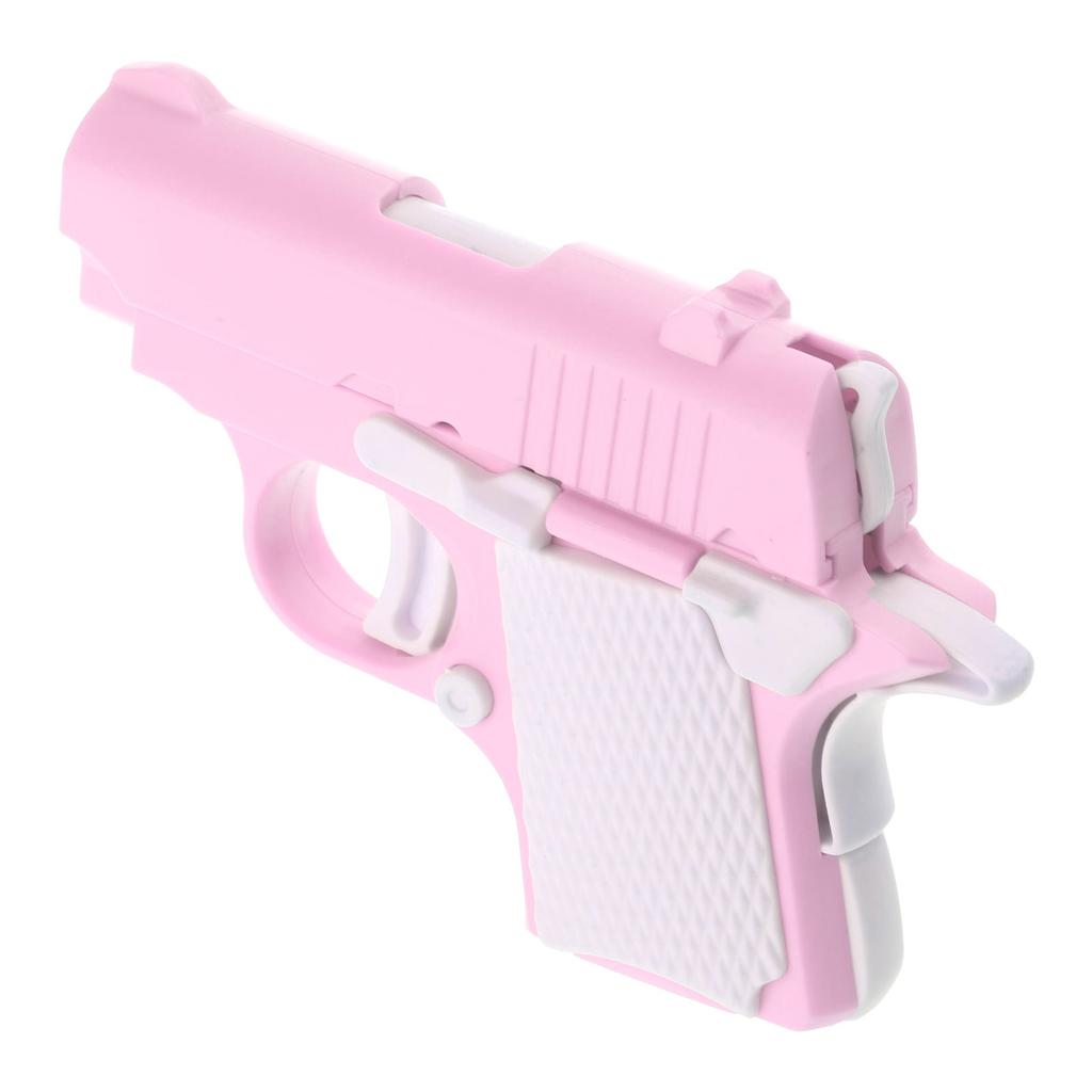 Gravity Fidgets Guns Toy Mini 3D Print Carrot Pistol Stress Toy Playful Entertainment Toy for Adult Kids HandTherapy