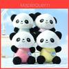 Entzückender Plüsch-Panda-Schlüsselanhänger-Anhänger Niedliches Cartoon-Stofftier-Spielzeug für Taschen