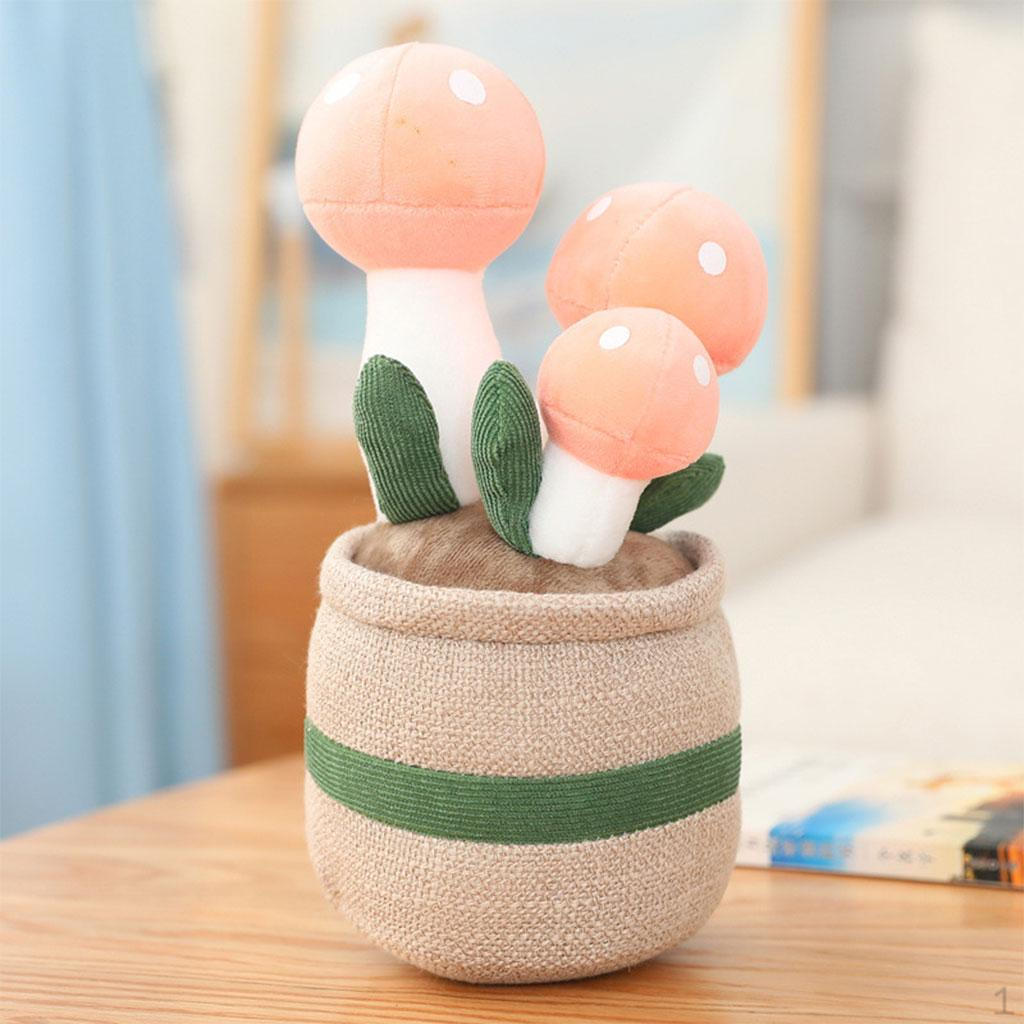 Cute Potted Plants Plush Toys, Lovely Stuffed Doll, Car office and home Drcorative Small Gadget for