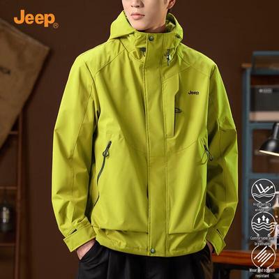 Men's Hooded Windproof Work Jacket