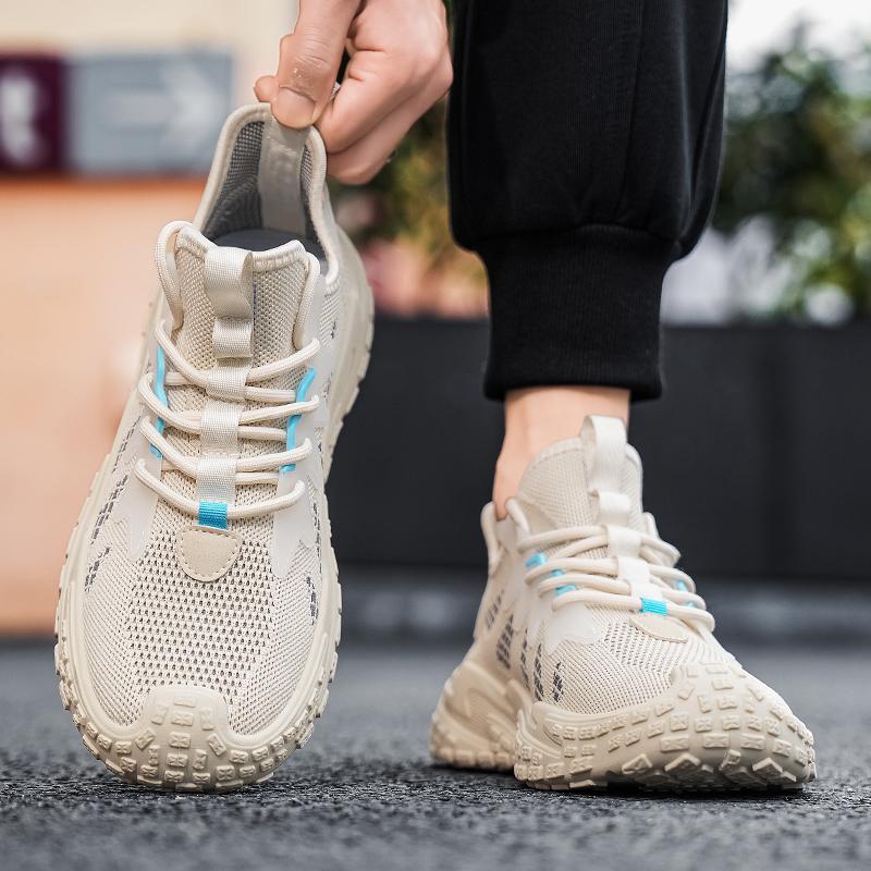 Fashion Summer New Trendy and Fashionable Outerwear Versatile Lightweight Breathable Mesh  Shoes Casual Sports Men's Shoes