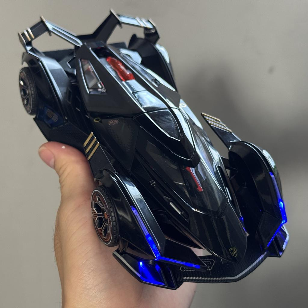 1:24 V12 Vision GT Gran Turismo Super Concept Sports Car Alloy Diecast Model Car Home Decorations Ornaments Collections Birthday