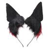 Plush Ear Hairband Faux Furs Animal Ear Headband for Cosplay Party Costume Hairhoop Theme Event Animation Props Headwear