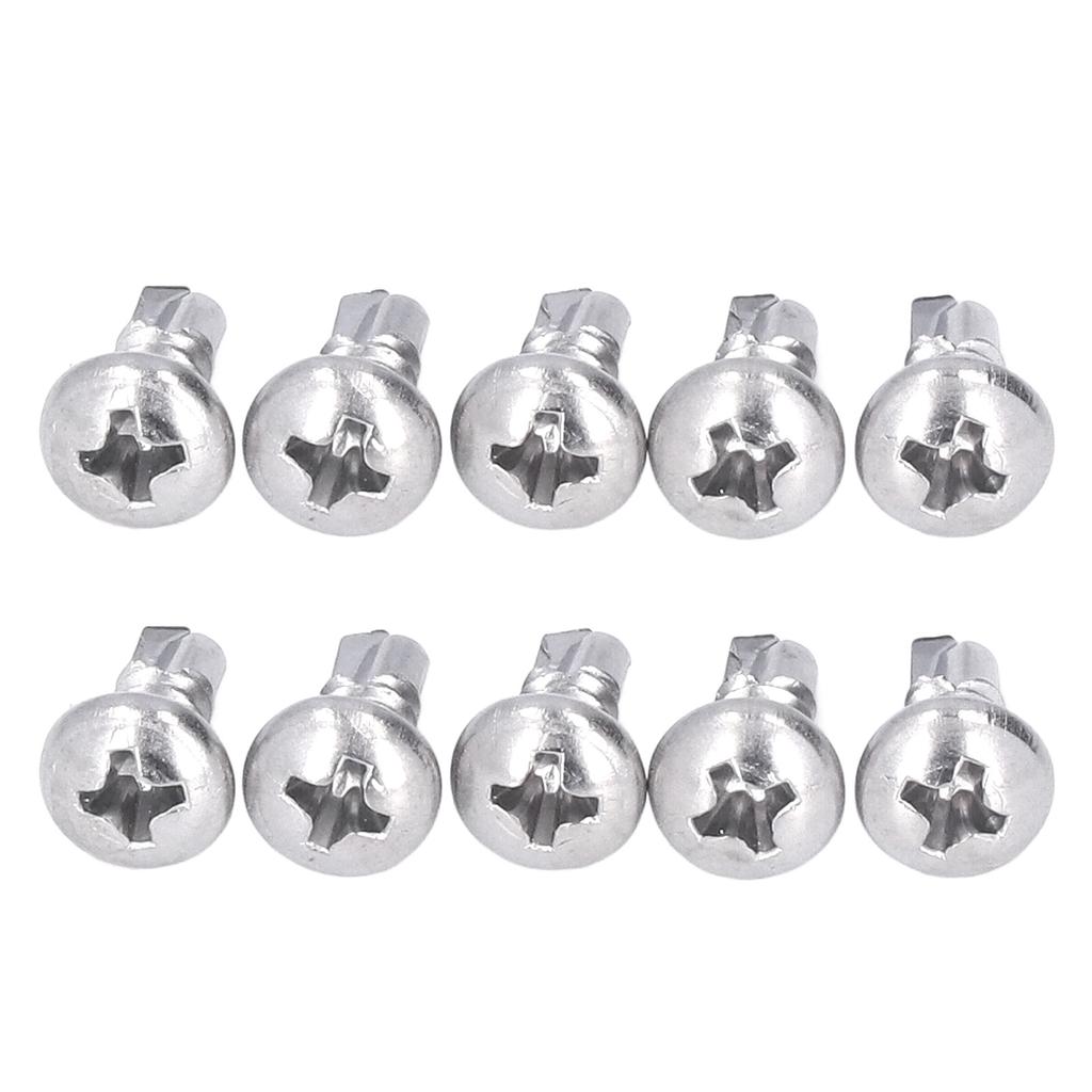 200 szt. Wkręt samowiercący Stal nierdzewna Okrągła główka M4.8x13 Zestaw akcesoriów mocujących