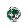 Original 925 Sterling Silver Charm Bead St. Patrick's Day Series Green Pendant Fit Original Bracelet For Women DIY Jewelry Gift