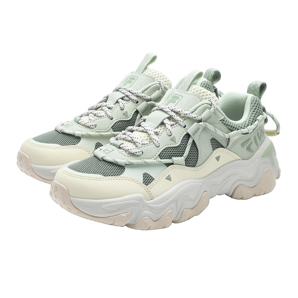 FILA Fluid 5 Cat Paw 5.0 Comfortable Versatile Low-Top Lifestyle Casual Shoes Women sneaker Green F12W422103FMB