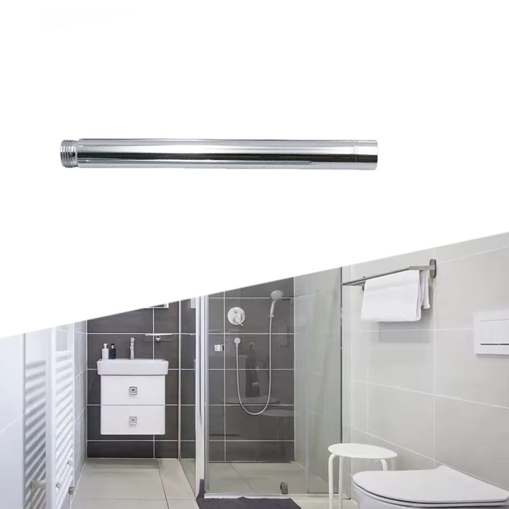 10cm/15cm/20cm/25cm/30cm Shower Extension Tube Round Shower Arm  Bathroom Plumbing Accessories