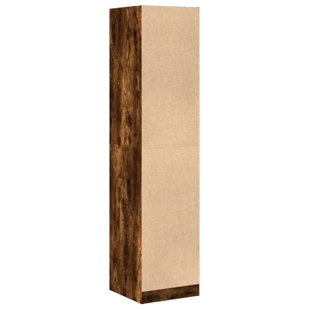 Vidaxl Pharmacy Cabinet, Smoked Oak, 40X41X174.5 Cm