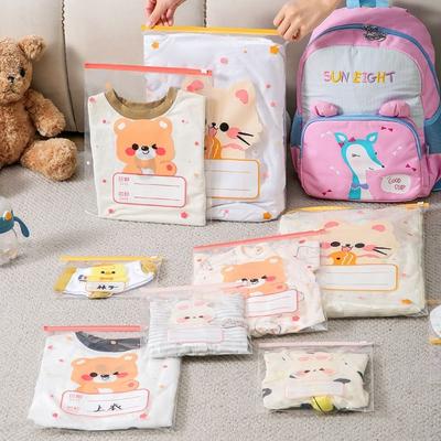 10PCS High Quality Multi-size Storage Bag Portable Classified Sealed Bag Baby Clothes Storage Baby Cloth/Diaper Pouch Travel