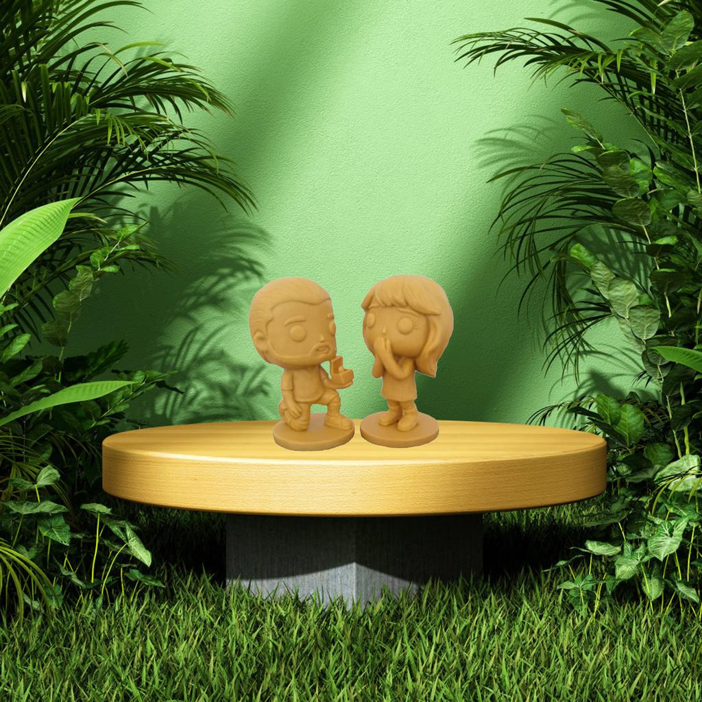 Desktop Figures, Engagement Anniversary Figures, Proposal Ornaments