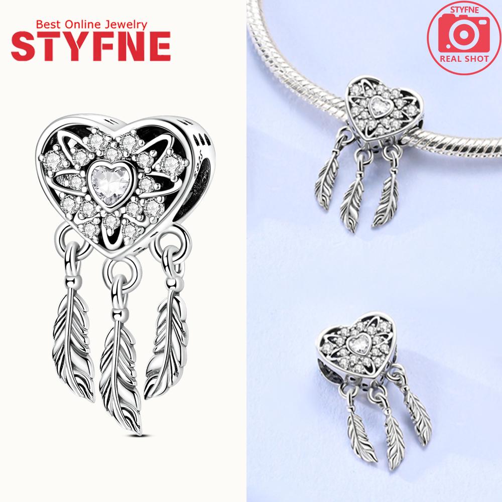 New 925 Silver Sparkling Magic Cube Love Charm Red Heart Beads DIY for Women Bracelet Fine Jewelry Gift Accessories