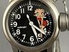 Military Watch Buships Betty Boop Green Cloth Strap [M.R.M.W.] Men's