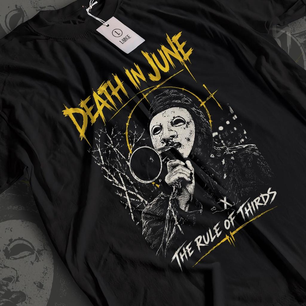 Death In June Shirt, The Rule of Thirds Grafik T-Shirt, Neofolk Darkwave Band Merch, Vintage Post Punk Goth Oberteil, Gildan 5000 Unisex