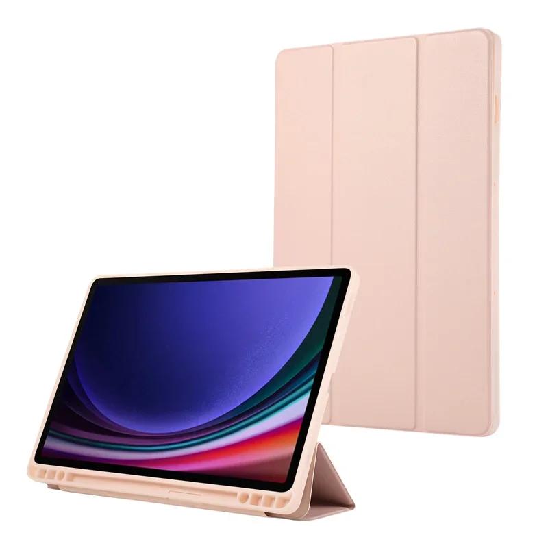 Funda For Samsung Tab S10 Lite Case 10.9 inch Trifold Soft Back Stand Tablet Cover For Galaxy Tab S10 Lite Case with Pen Holder
