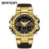 Sanda Men's Teen Sports Luminous Waterproof Multifunctional Outdoor Watch