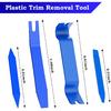 Aleric 7 Pieces Auto Trim Removal Tool Kit with Plastic Pry Tool and Fastener Clip Pilers Remover Tools for Car Body Upholstery Door Panel