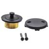 Bathtub Drain Conversation Kits Assembly Lift and Turn Tub Drain Kits with Two-Hole Overflow Faceplate Easy Installation