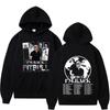 Rapper Pitbull I'm Back 2026 Tour Print Hoodie, Unisex Hip Hop Pullover, Long Sleeve Loose Casual Sweatshirt Streetwear Top