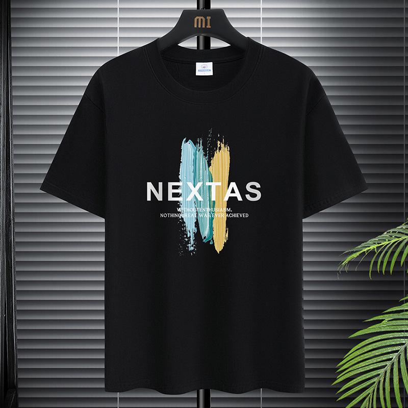 T Shirt for Men Summer High Quality Oversized Tee Men Daily Casual Breathable Printing Short Sleeve Cotton T Shirts Y2k Tops