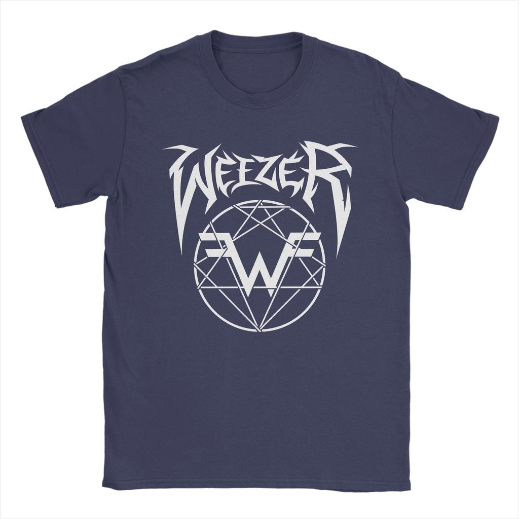 Unisexs TShirt Weezer Band Vintage Cotton Tee Shirt Short Sleeve  T Shirts Crew Neck Clothing Gift Idea