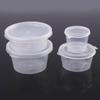 Tongyuan Disposable 2oz PP Plastic Condiment Cups with Hinged Lids
