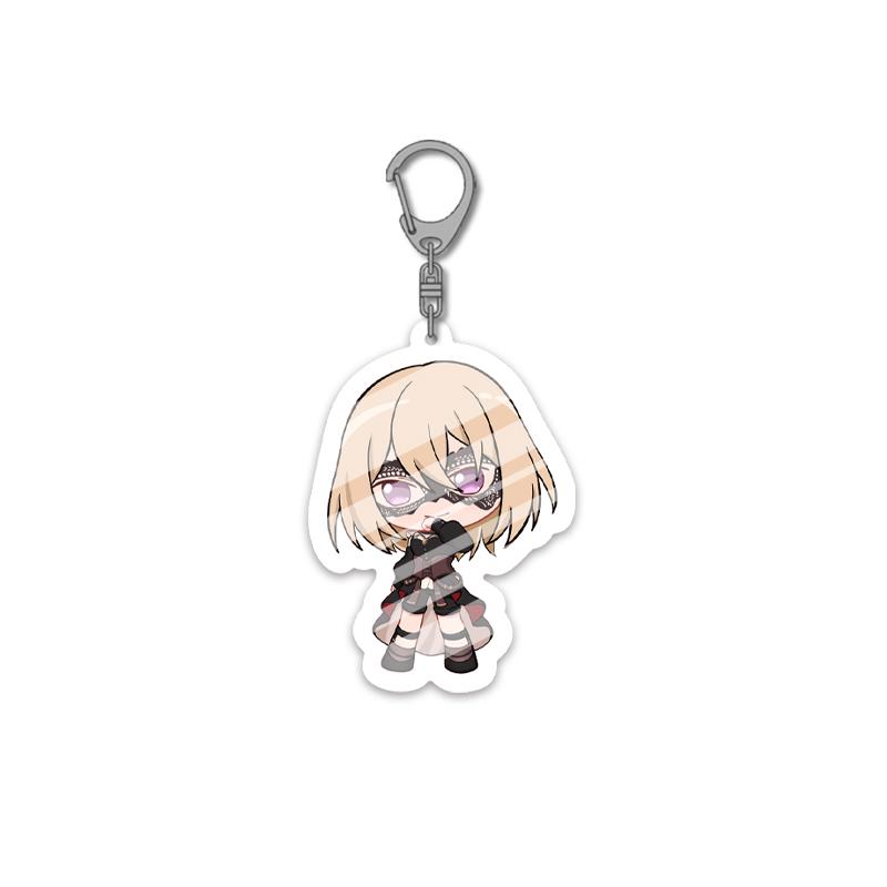 5pc Cute SD Anime Girls Key chain Ave mujica Acrylic Keychain Keyring Hanging Accessories For Fans Gift
